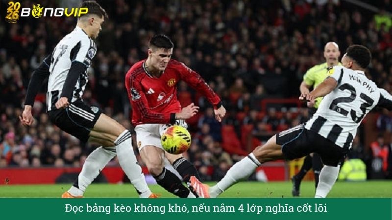 Đọc bảng kèo không khó, nếu nắm 4 lớp nghĩa cốt lõi