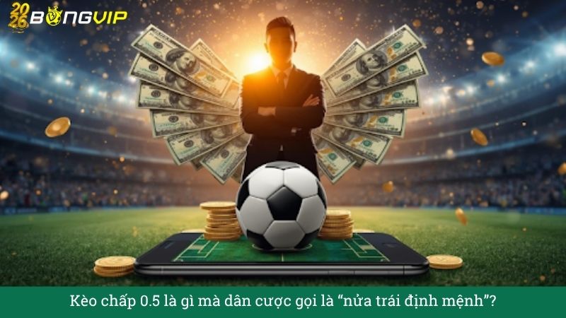 Kèo chấp 0.5 là gì mà dân cược gọi là “nửa trái định mệnh”?