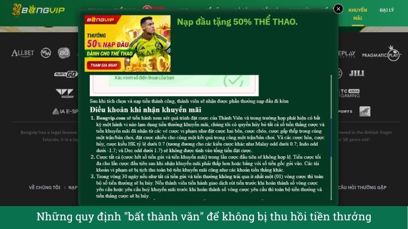 Những quy định "bất thành văn" để không bị thu hồi tiền thưởng