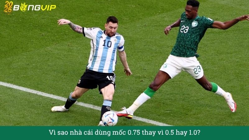 Vì sao nhà cái dùng mốc 0.75 thay vì 0.5 hay 1.0?