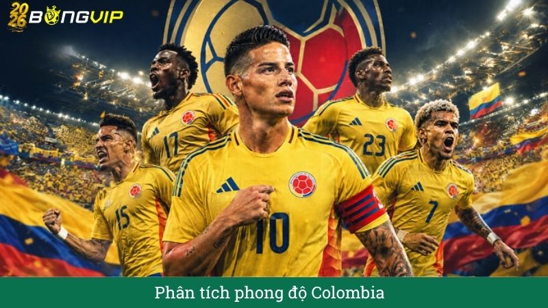 Phân tích phong độ Colombia