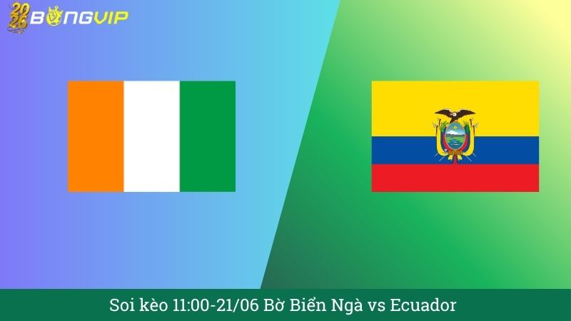 Soi kèo 11:00-21/06 Bờ Biển Ngà vs Ecuador