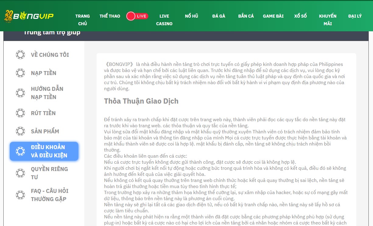 Chính Sách Bảo Mật Tại BongVip - Cam Kết An Toàn