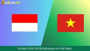 Soi kèo 19:30-03/08 Indonesia vs Việt Nam