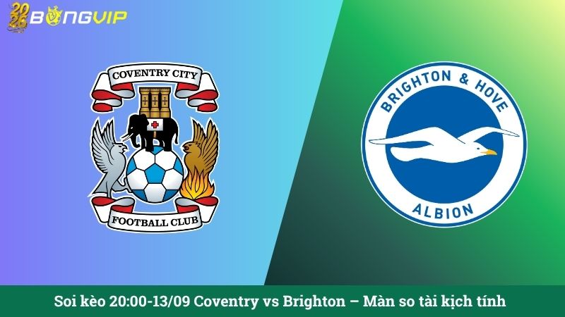 Soi kèo 20:00-13/09 Coventry vs Brighton – Màn so tài kịch tính